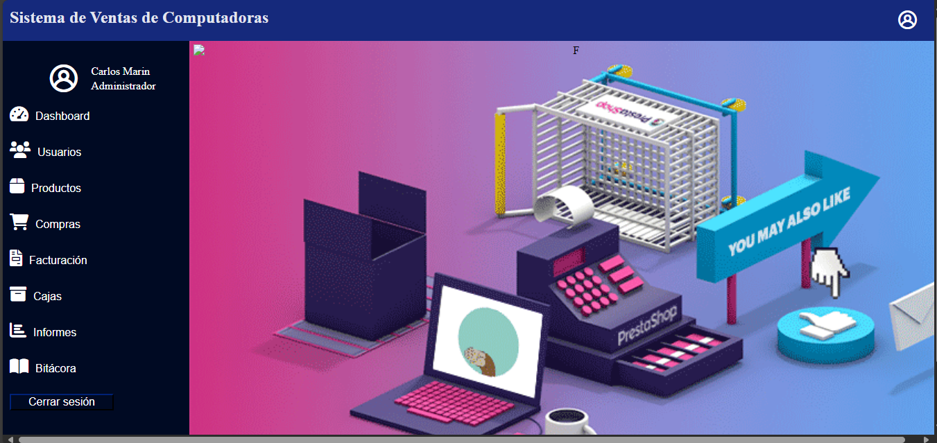 Imagen del proyecto Sistema de ventas