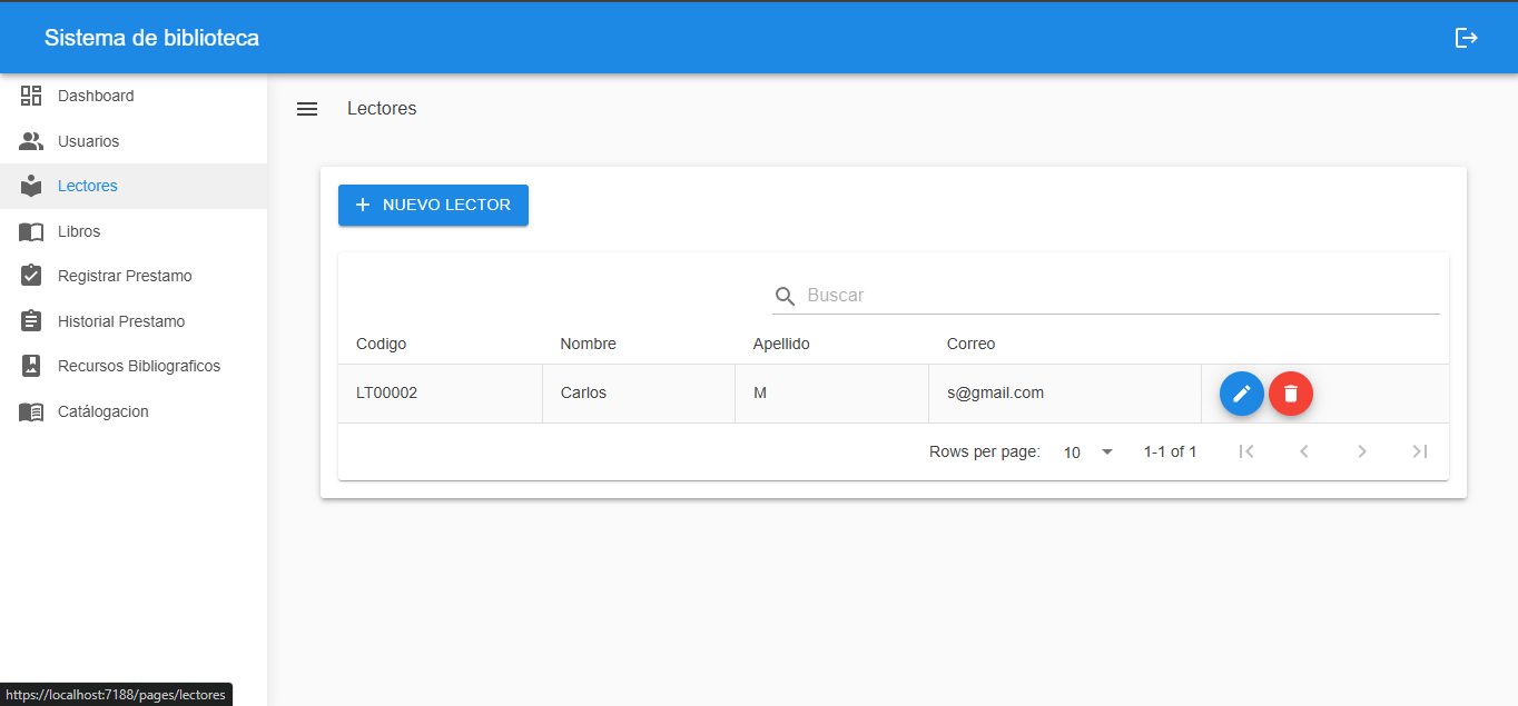 Imagen del proyecto Sistema de Biblioteca