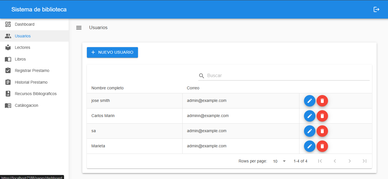 Imagen del proyecto Sistema de Biblioteca